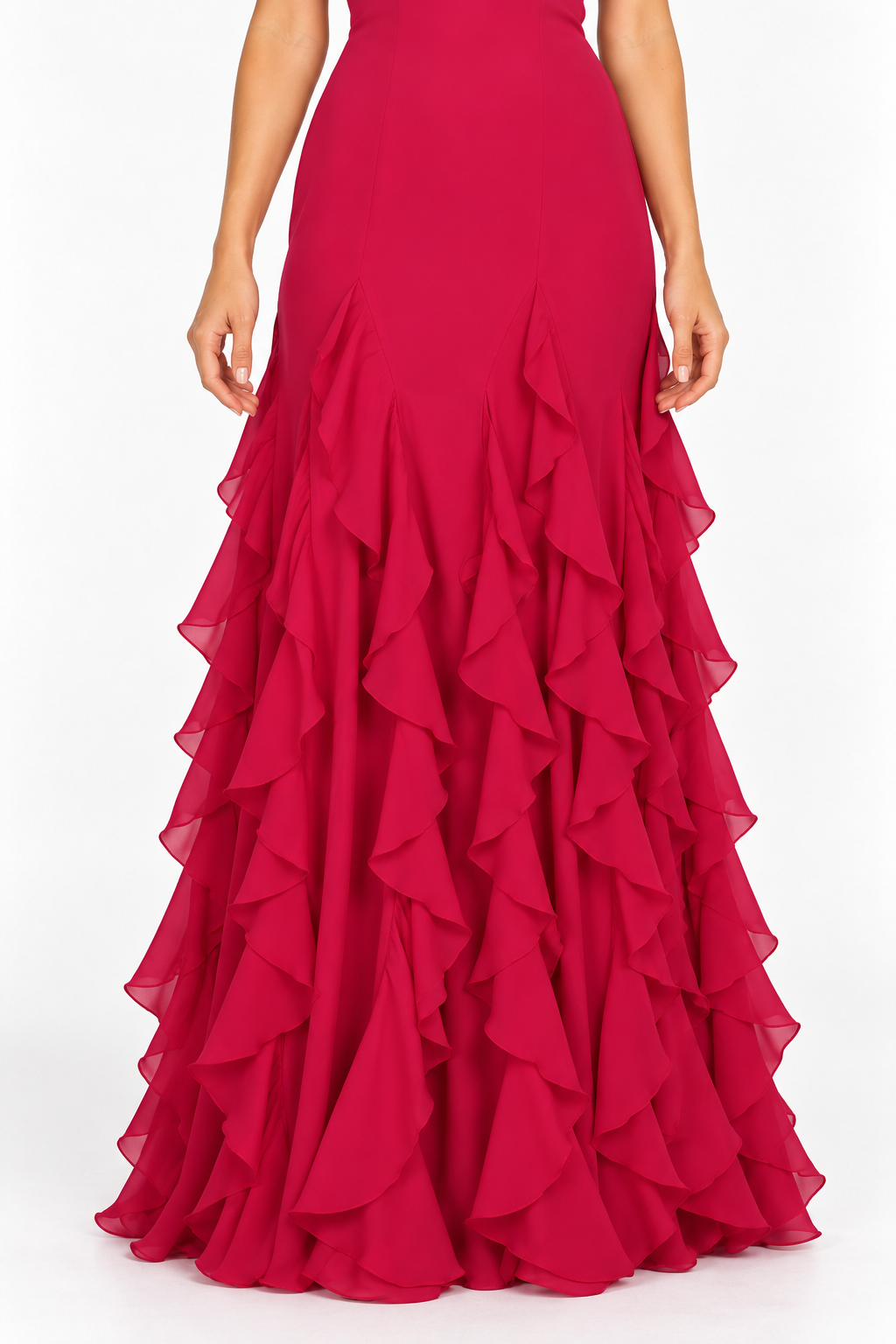 Rosalia Off-Shoulder Ruffle Maxi Dress