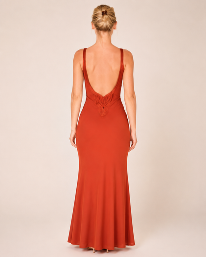 Amara Open-Back Maxi Dress