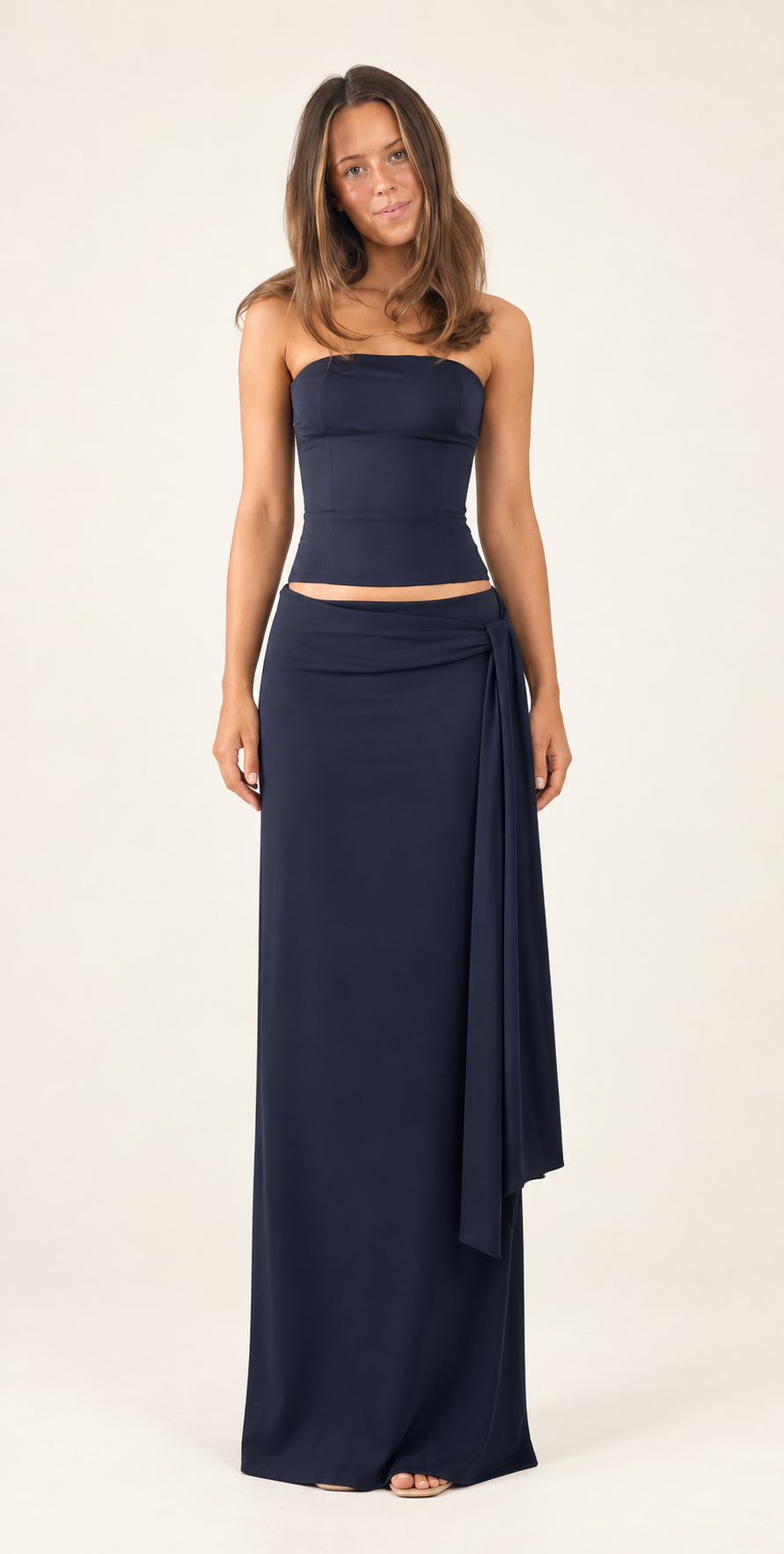 Noelle Midnight Navy Two-Piece Set