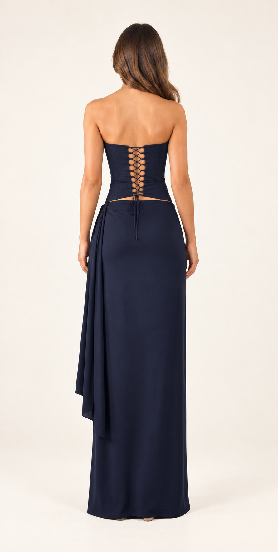Noelle Midnight Navy Two-Piece Set