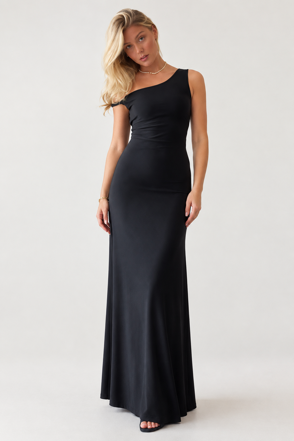 Seraphine One-Shoulder Maxi Dress
