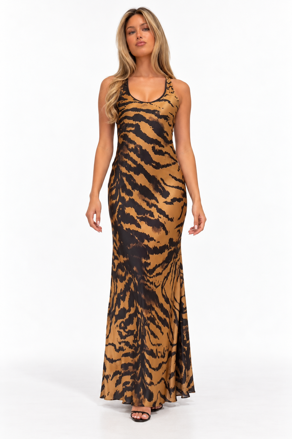Amara Tiger Print Maxi Dress