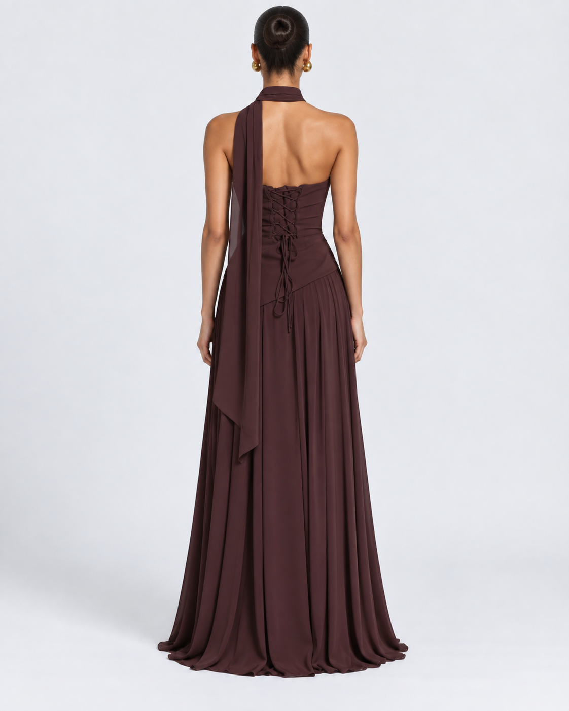 Virelle – Draped Maxi Dress