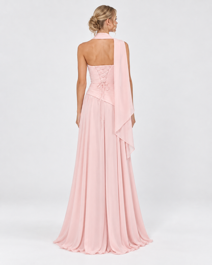 Virelle – Draped Maxi Dress