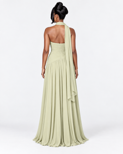 Virelle – Draped Maxi Dress