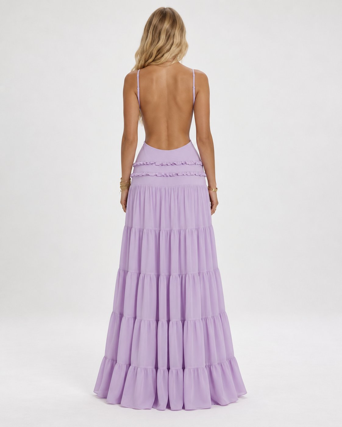 Amoura Lilac Maxi Dress