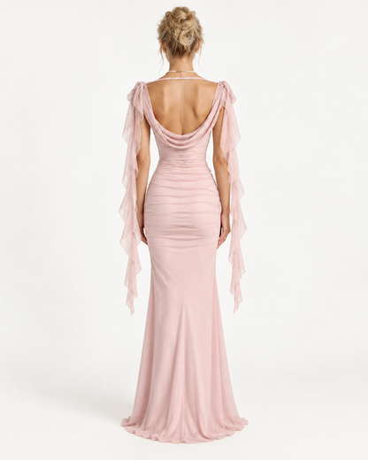 Rosalie Drape Maxi Dress