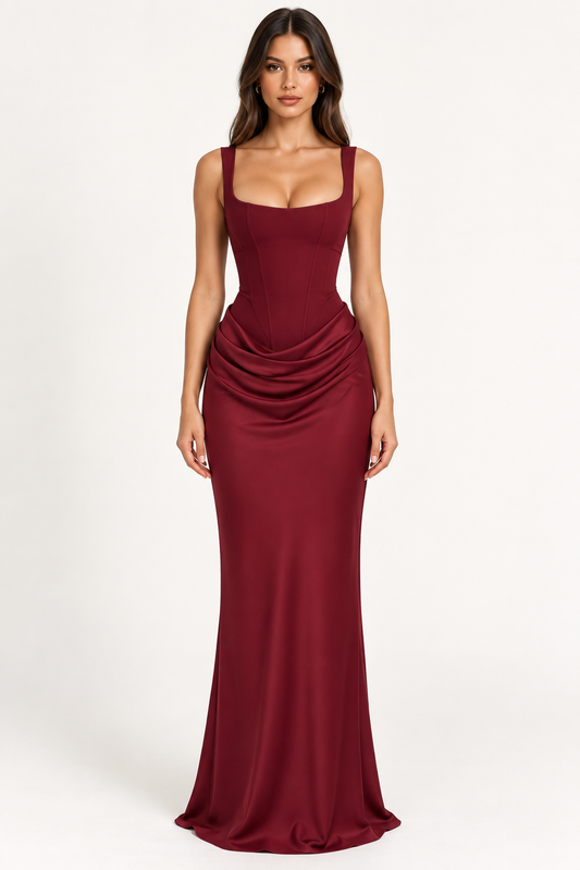ROMILLY | Draped Maxi Dress