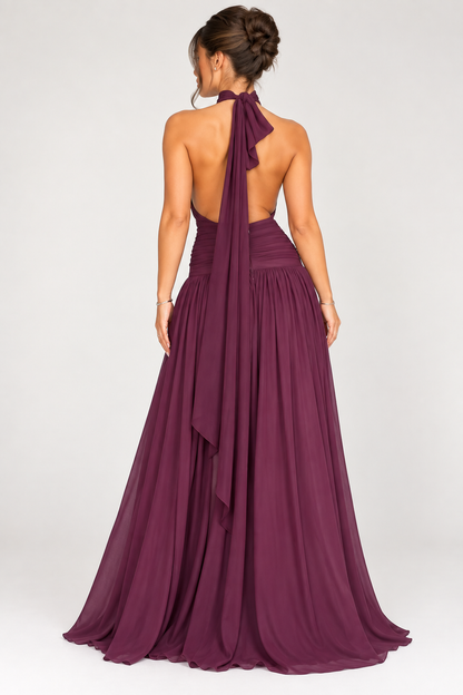 Amara Halter Maxi Dress