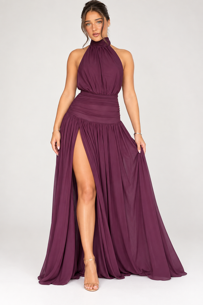 Amara Halter Maxi Dress