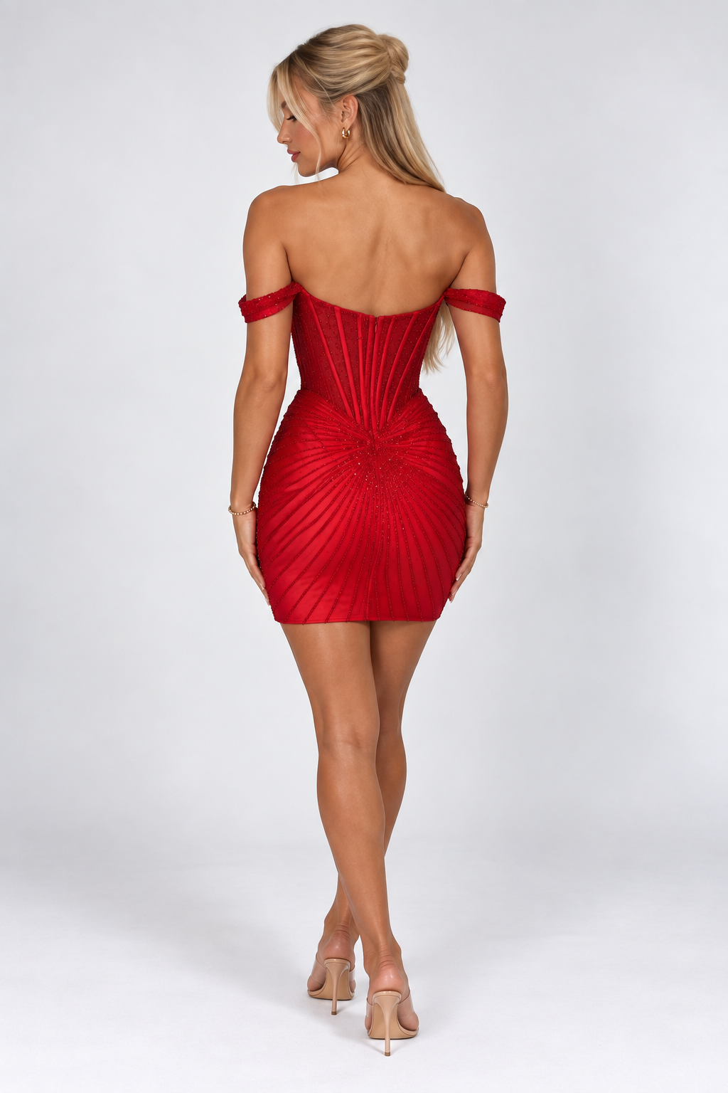 Seraphina Crystal Corset Mini Dress