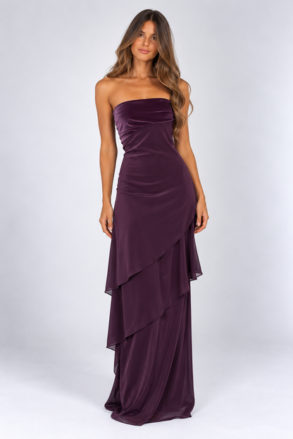 Amelise Draped Maxi Dress