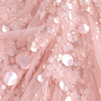 Elaria – Sequin Petal Gown