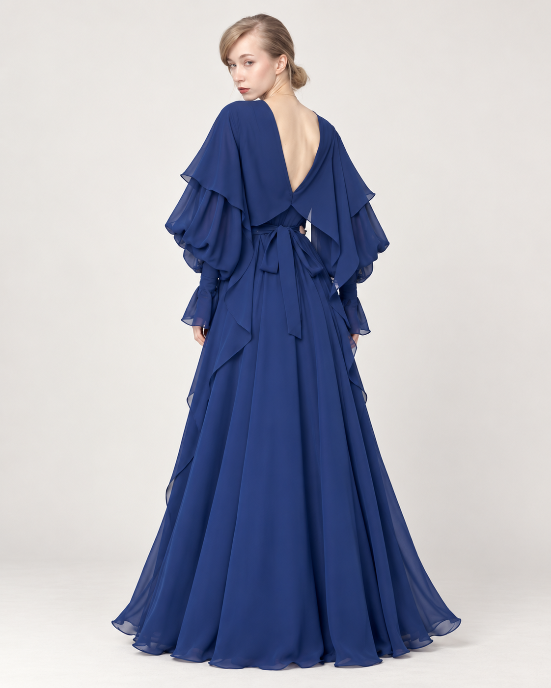 Virelle Draped Maxi Dress